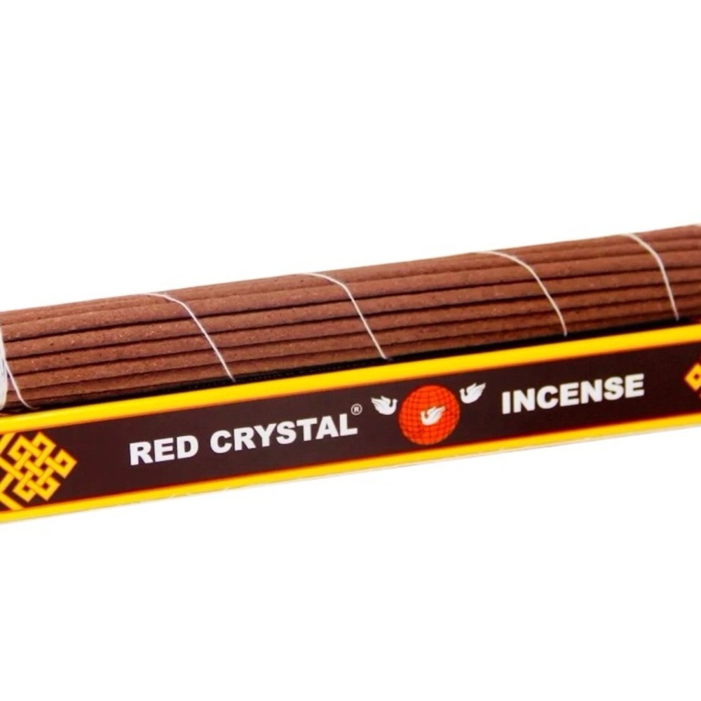 Red Crystal Brown Incense Sticks, best for meditation and relaxation